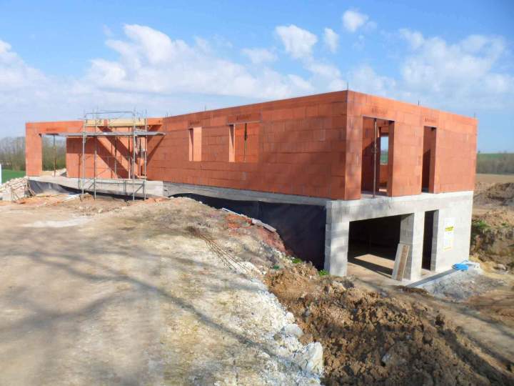Construction d'une maison Bio Bric 1 Laon