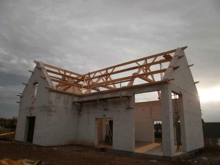Construction d'une maison neuve béton cellulaire 1 Laon